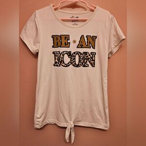 DELIA'S GIRL 2 piece set Top &pants leopard print 10/12 *